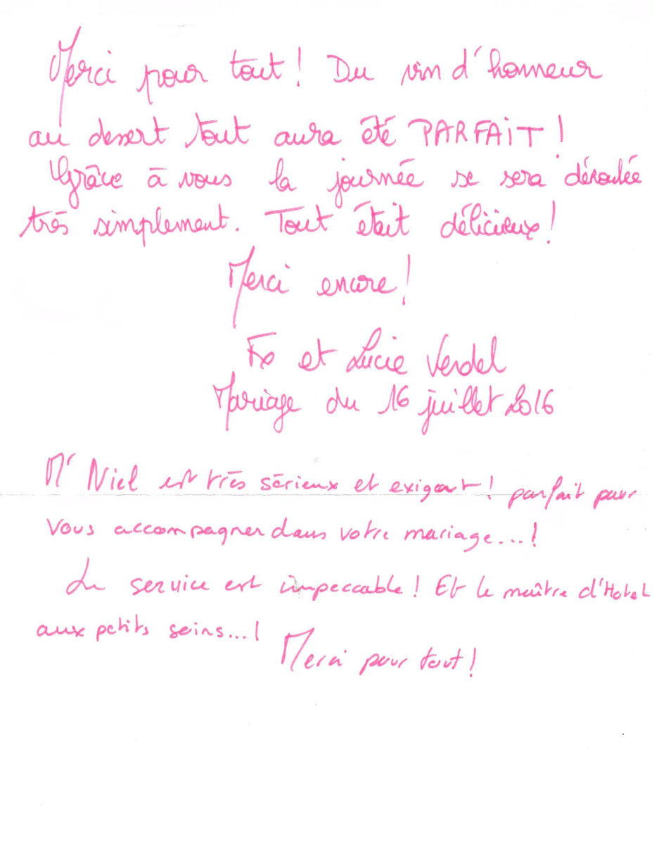 NIEL FRANCK TRAITEUR Traiteur A Angers En Maine Et Loire 49 Scan5 1
